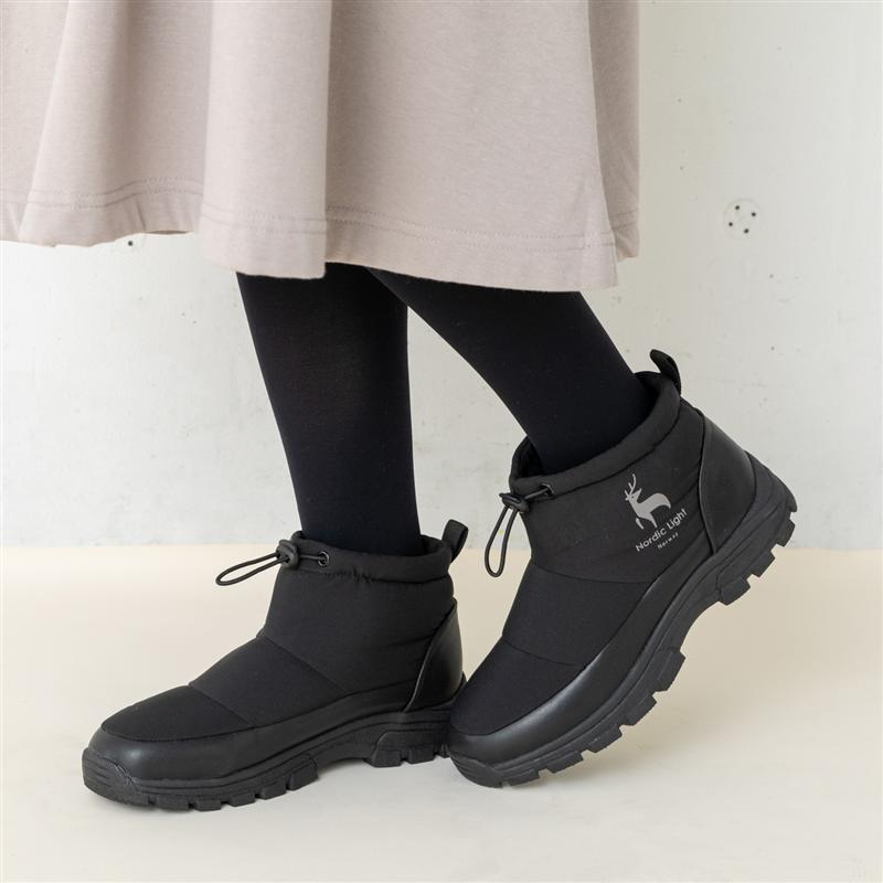 Belle Maison Nordic ベルメゾン Ll レディース シューズ S 撥水あったかショートブーツ M ノルディックライト L 女性 Light