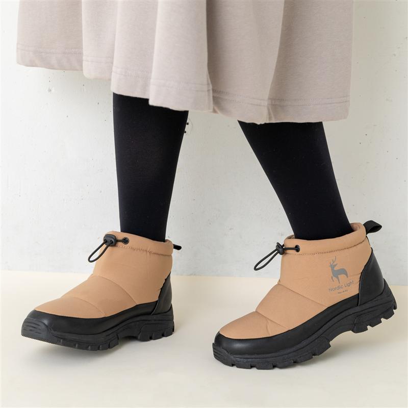 Belle Maison Nordic ベルメゾン Ll レディース シューズ S 撥水あったかショートブーツ M ノルディックライト L 女性 Light