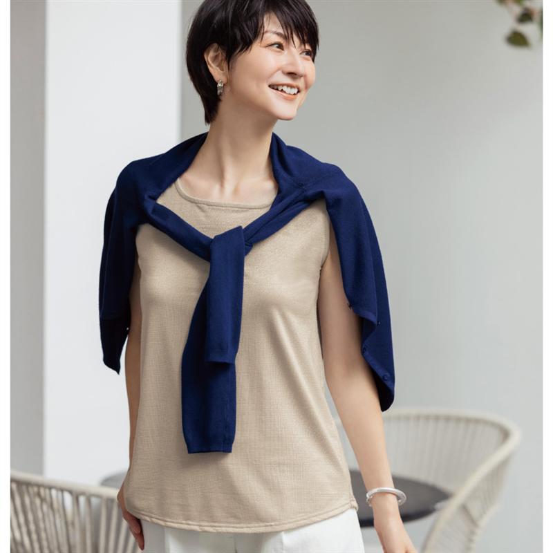 【楽天市場】【ベルメゾン】ラメスクエアネックタンクトップ S M L LL 3L レディース トップス キャミソール キャミ タンクトップ ...
