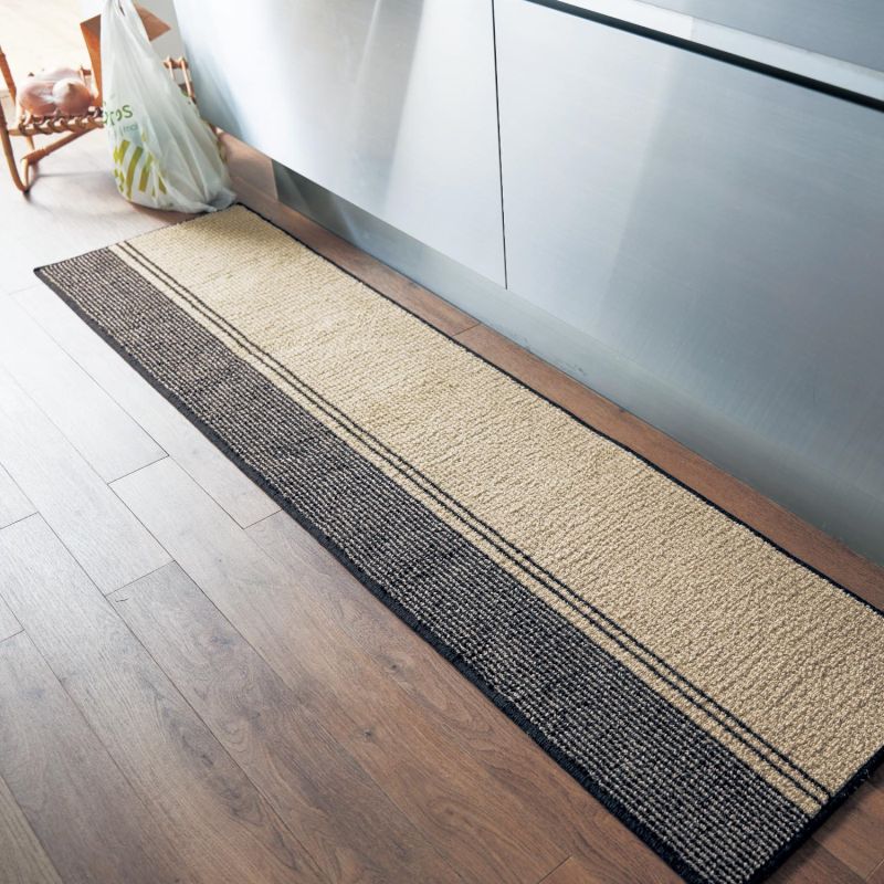 楽天市場 ベルメゾン リネン糸を使ったしゃりさらキッチンマット 日本製 約４５ １５０ ｂｅｌｌｅ ｍａｉｓｏｎ ｄａｙｓ キッチン 台所 用品 キッチン マット おしゃれ 家具 インテリアのベルメゾン