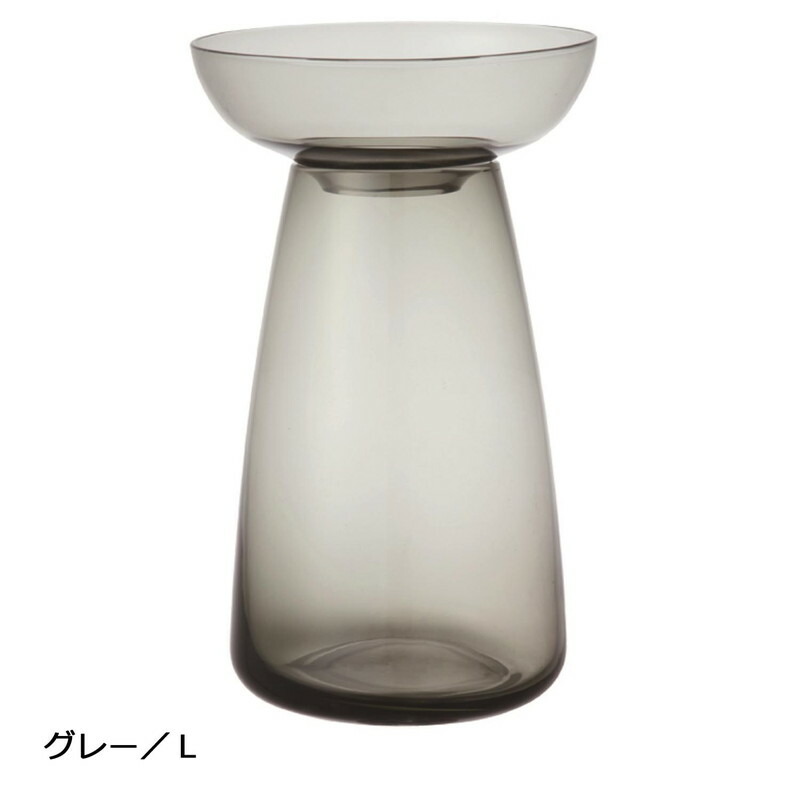 楽天市場 ベルメゾン 水耕栽培が愉しめる花器 ａｑｕａ ｃｕｌｔｕｒｅ ｖａｓｅ グレー ｌ サイズ インテリア 雑貨 おしゃれ グッズ 飾り 置物 置き 物 オーナメント デザイン 小物ｋｉｎｔｏ 家具 インテリアのベルメゾン