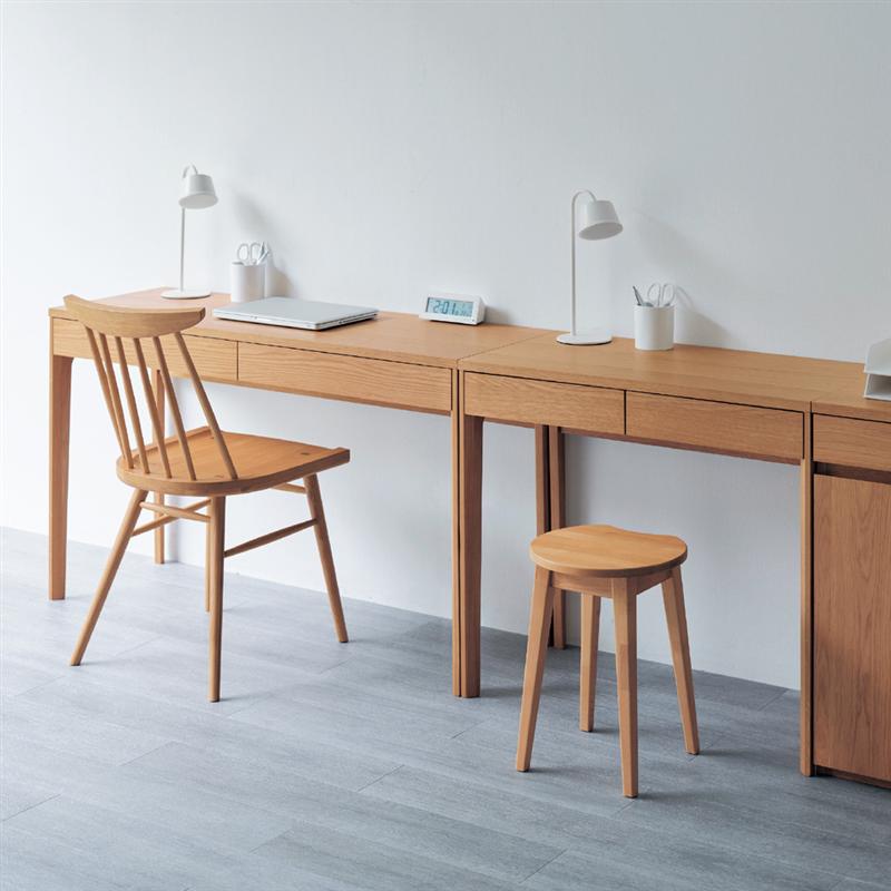 美品 BelleMaison ベルメゾン デスク 幅80 奥行き40　オーク材 楽天市場】すっきりデザインのオーク材パソコンデスク◇ 幅80cm