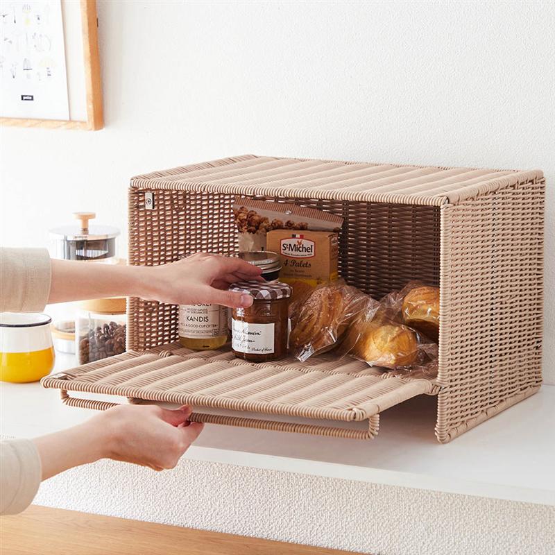 楽天市場】ベルメゾン ショーケース風ブレッドケース ダークブラウン