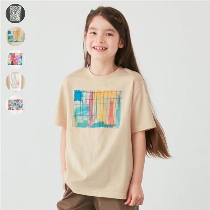 【楽天市場】ベルメゾン 綿100％アートキッズTシャツ 120 130 140 子ども 子供 キッズ キッズウェア トップス Tシャツ 夏 綿