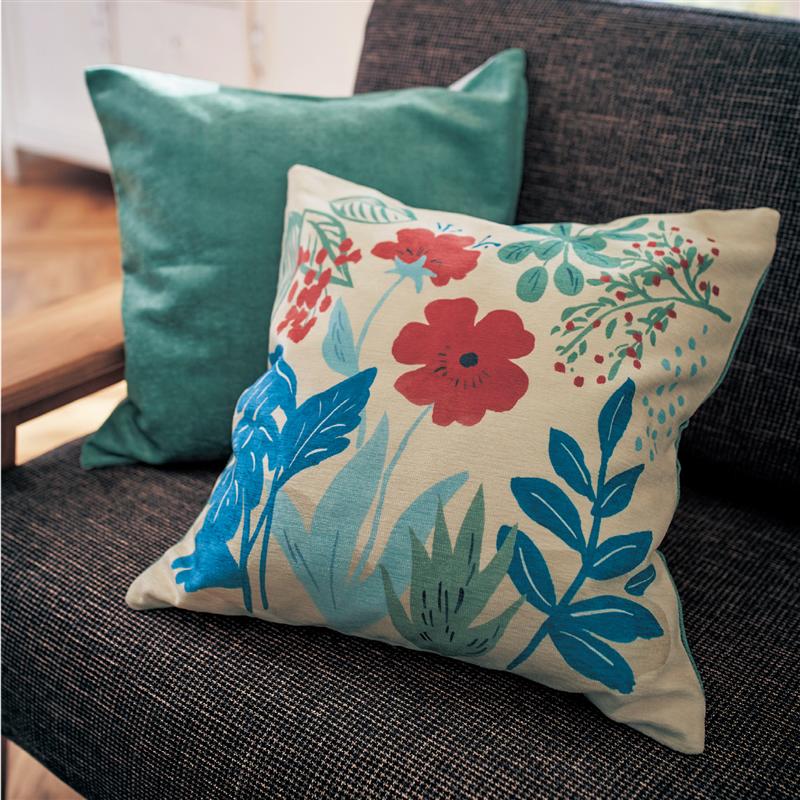 ベルメゾン クッションカバー Sarahbel クッション 座布団 カバー 汚れ 防止 おしゃれ かわいい デザイン サラベル 日本最大の