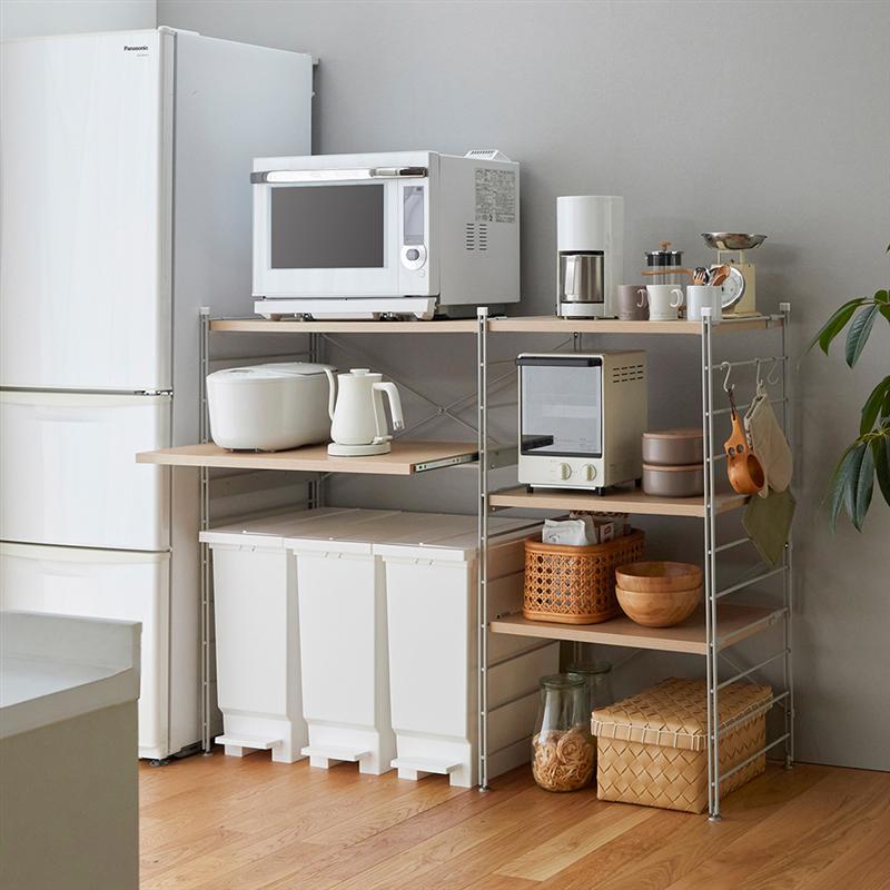 楽天市場】レンジラック 収納ラック レンジ台 おしゃれ 収納家具
