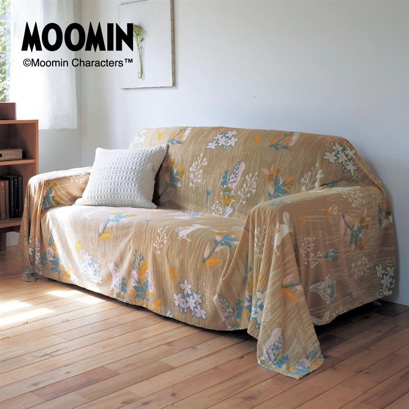 mini labo キルトラグ マルチカバー 綿素材を使ったウォッシュキルトマルチカバー／私の果樹園