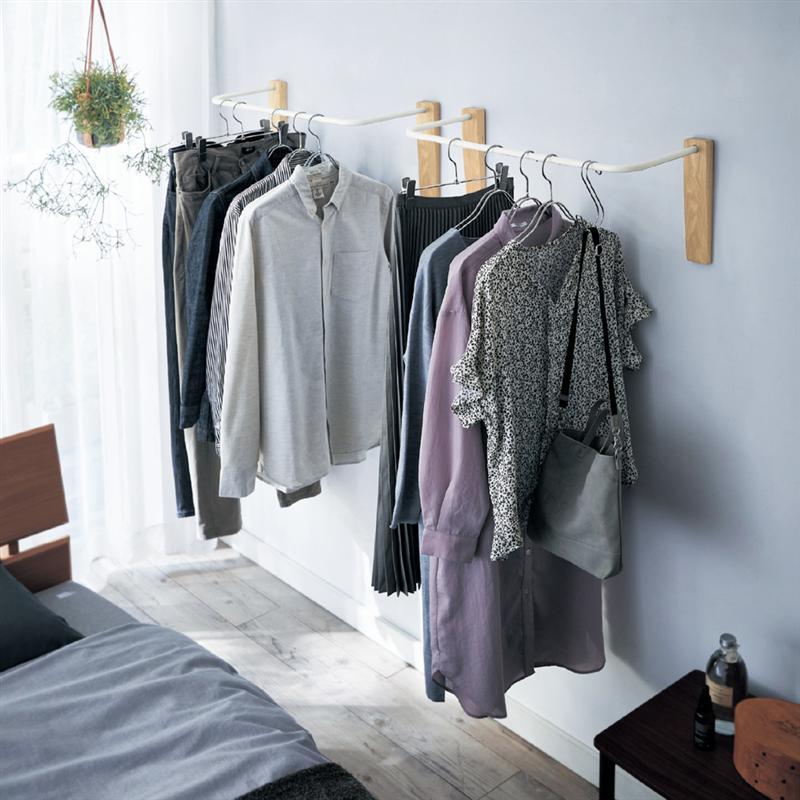 どこでも壁付けハンガーバー