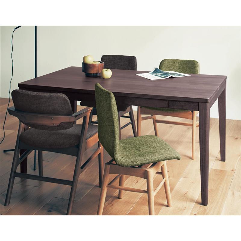 楽天市場】ベルメゾン 細身のシルエットが美しいオーク材のダイニング