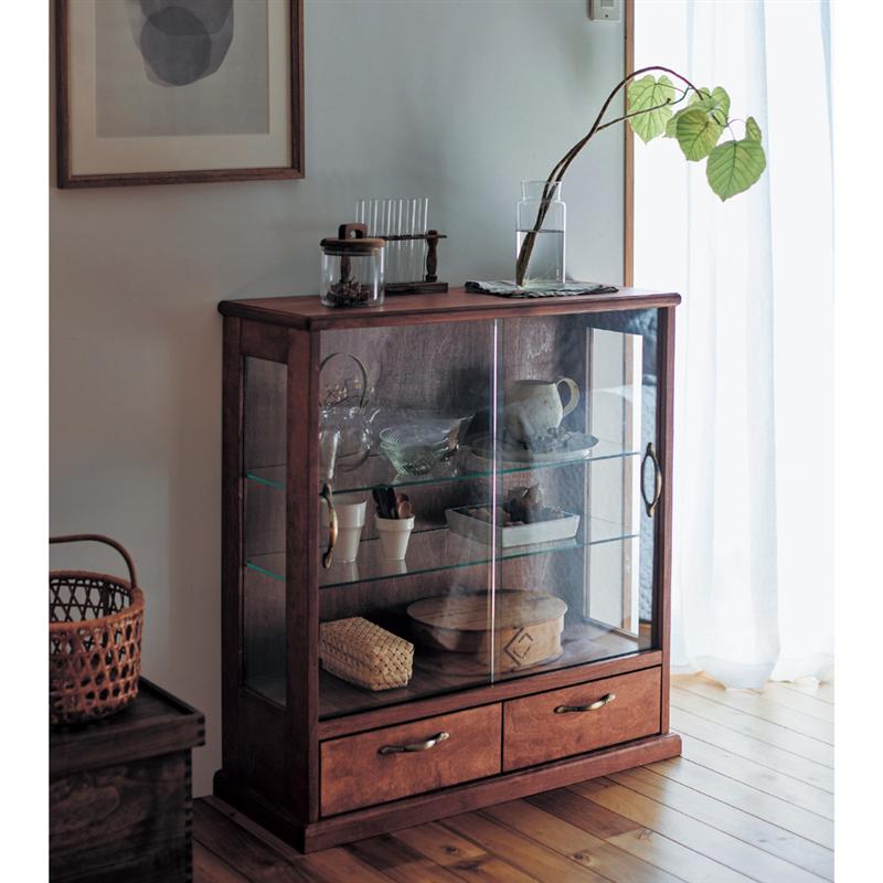 カリモク家具　飾り棚 茶箪笥 水屋箪笥 キャビネット 茶棚 　和風家具レトロ カリモク 欅 ケヤキ 茶棚 水屋箪笥 飾り棚 キャビネット 茶箪笥