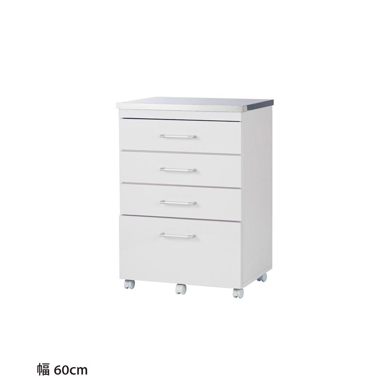 楽天市場】ベルメゾン ステンレス天板のキッチンカウンター 「 90