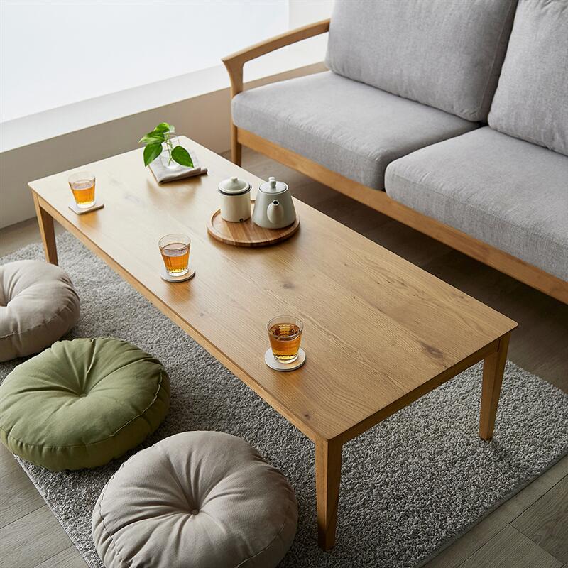 楽天市場】高さ3段階 オーク材 こたつテーブル | 幅120cm 奥行60cm 高