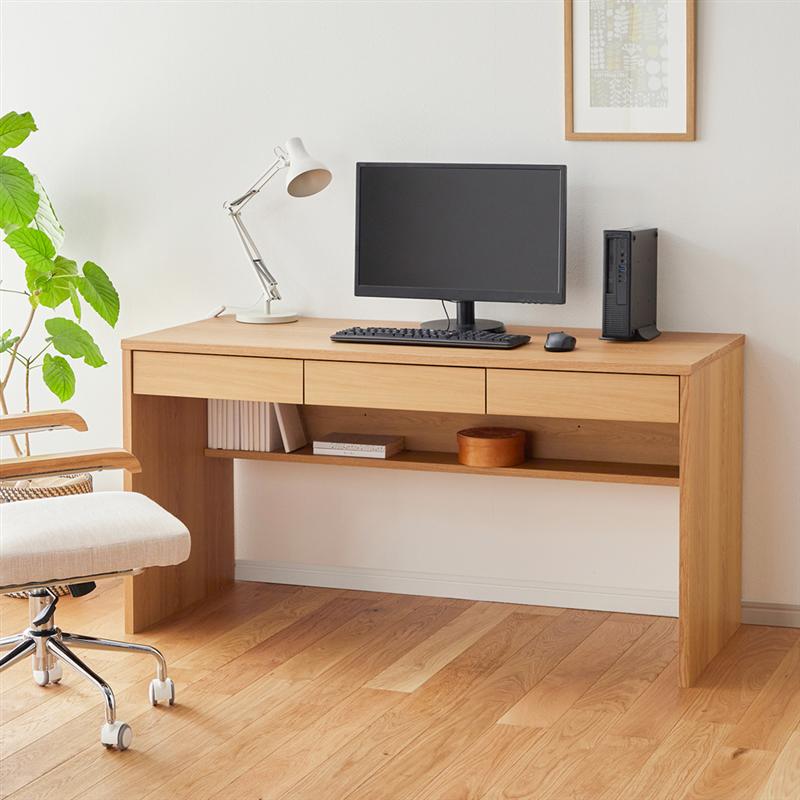 楽天市場】すっきりデザインのオーク材パソコンデスク◇ 幅80cm