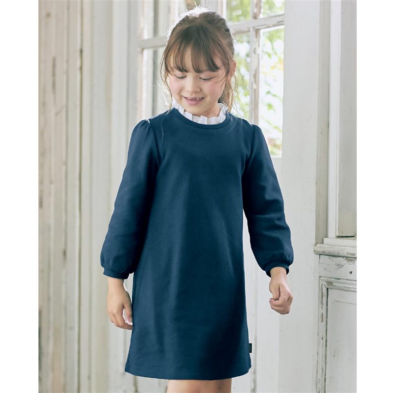 楽天市場 ベルメゾン キッズ フォーマル 襟フリル ａライン ワンピース ネイビー 90 100 110 1 130 子供服 子供 服 子供用品 女の子 子供用 おでかけ 発表会 結婚式 Gita ジータ ベルメゾン ママ