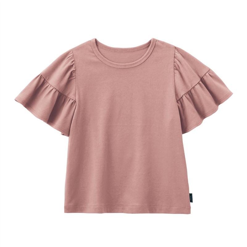 楽天市場 ベルメゾン 袖ティアード 半袖 Tシャツ スモーキーピンク 140 150 子供服 子供 服 女の子 子供用 トップス 通園 通学 小学校 入園 入学 新学期 衣替え ジータ Gita ベルメゾン ママ
