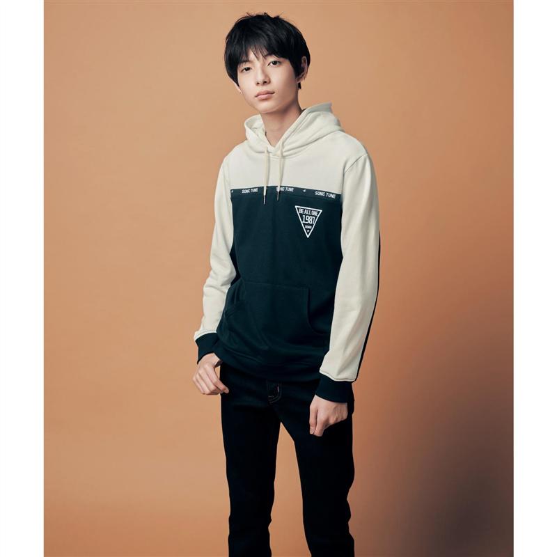 楽天市場 ベルメゾン あったか 裏起毛 切替えパーカ オフホワイト ブラック 140 150 160 170 ベルメゾン 子供服 子供 服 男の子 ボーイズ キッズ ジュニア トップス パーカー ベルメゾン ママ