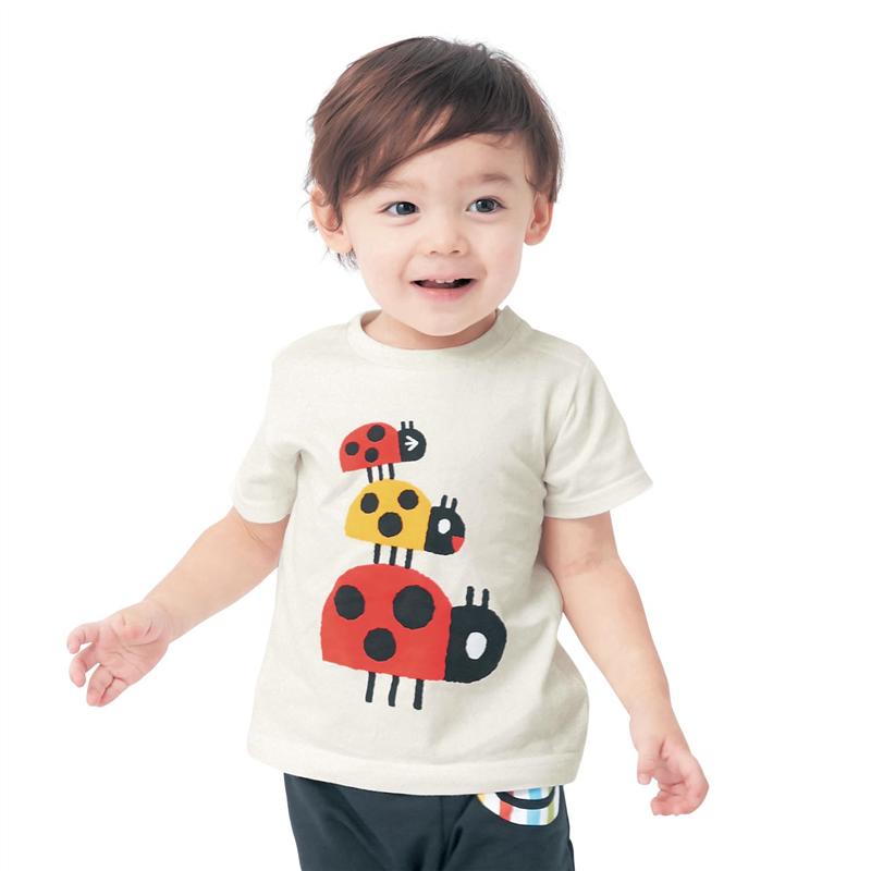 楽天市場 ベルメゾン 半袖 Tシャツ てんとう虫 80 90 100 ベビー服 ベビー 服 新生児 男の子 女の子 ベビー用品 新生児 服 出産祝い ギフト プレゼント トップス ベルメゾン ママ