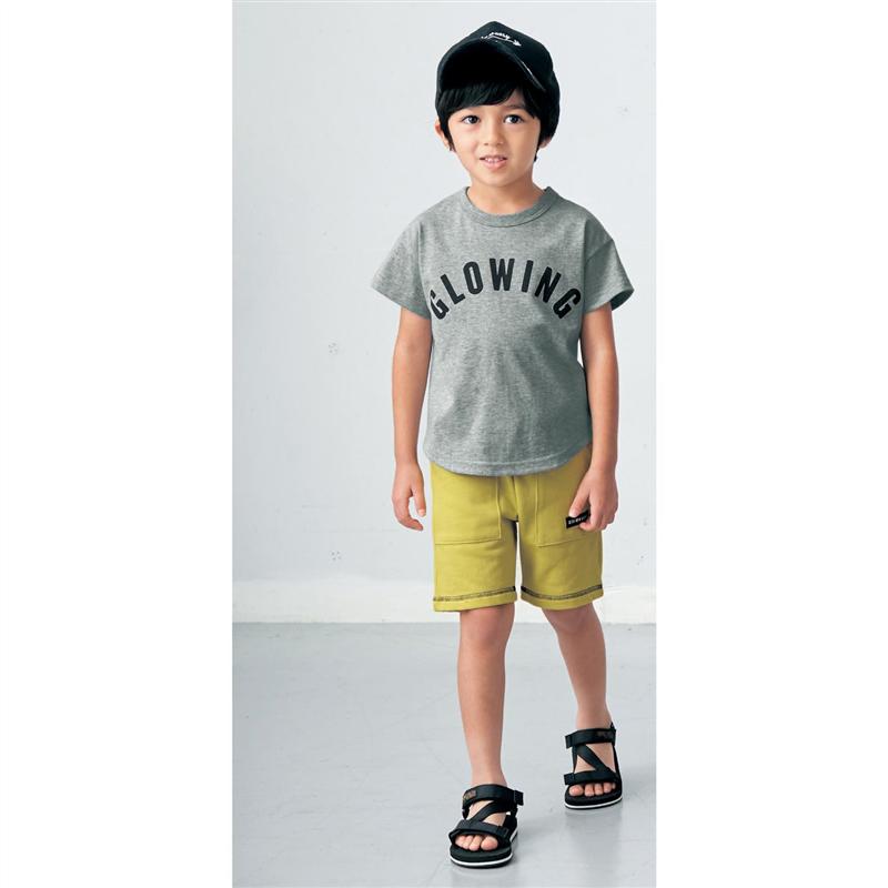 楽天市場 ベルメゾン 半袖 ロゴ Tシャツ ハーフ パンツ 2点セット 杢グレー ライム 80 90 100 110 1 130 子供服 子供 服 子供用品 男の子 女の子 子供用 アンサンブル セット ベルメゾン ママ