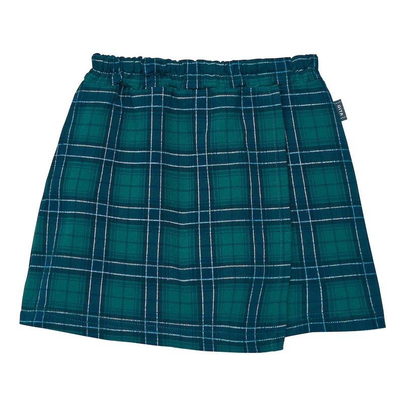 sheller緑色チェック柄キュロット sheller緑色チェック柄キュロット