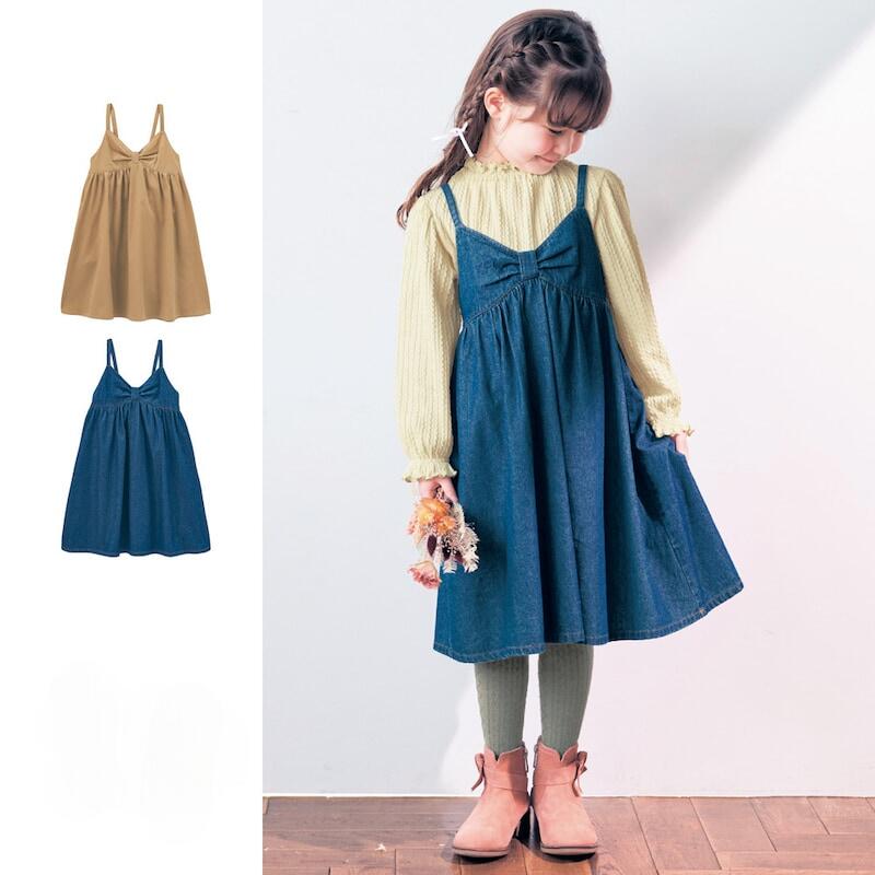 楽天市場】【ジータ/GITA】 リボン ビスチェ風 キャミワンピース