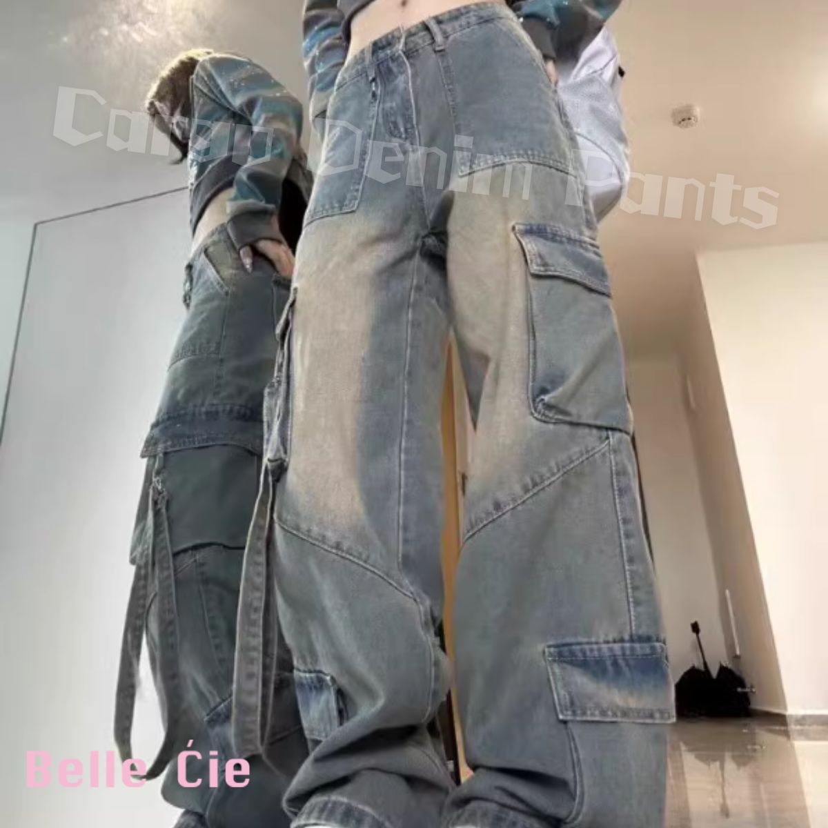 楽天市場】デニムカーゴパンツ デニムパンツ カーゴパンツ レディース 