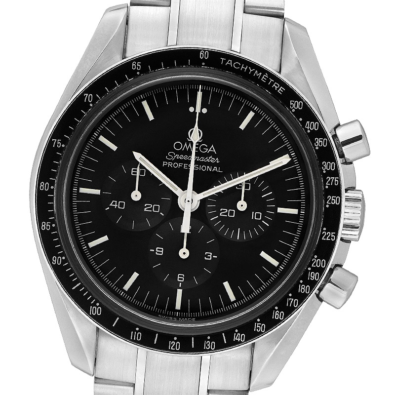 【美品】【箱・保証書付】【限定9999本】OMEGA オメガ スピードマスター プロフェッショナル アポロ11号月面着陸30周年 3560.50【中古】