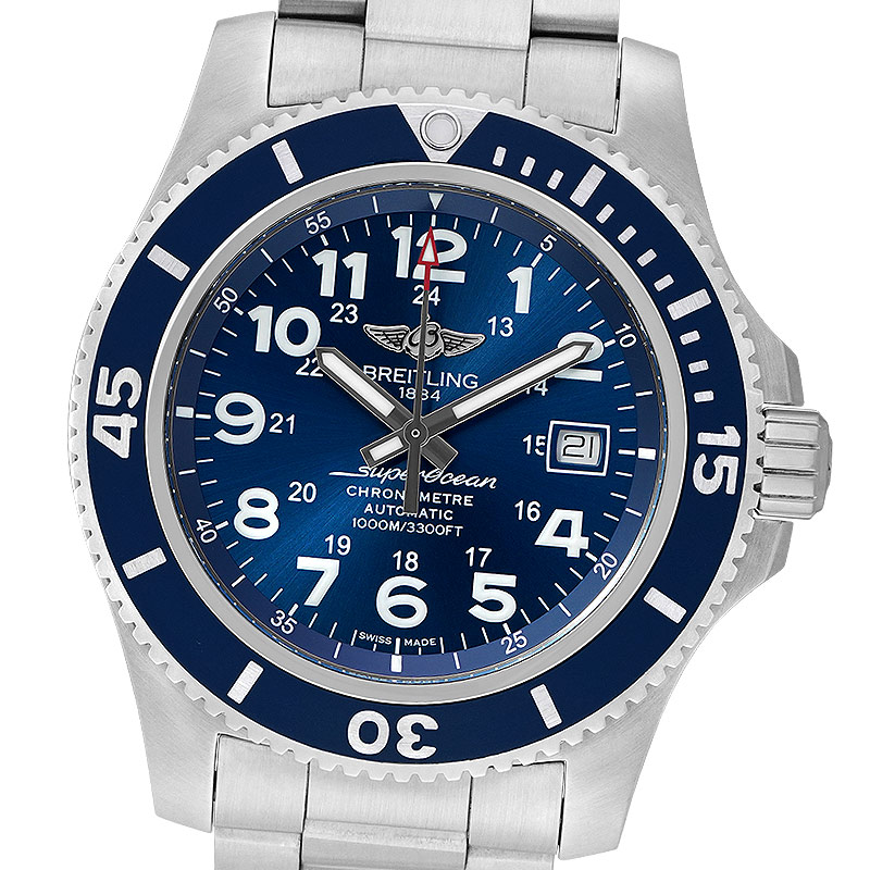 【美品】【箱・保証書付】BREITLING ブライトリング スーパーオーシャンII 44 A17392D8/C910【中古】|BELLE MONDE