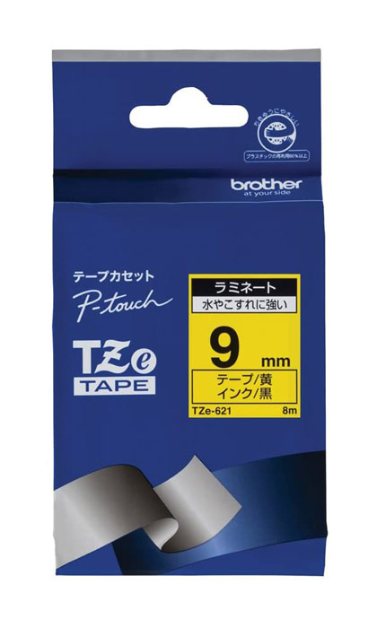 (まとめ) ブラザー BROTHER ピータッチ TZeテープ ラミネートテープ 9mm 緑／黒文字 TZE-721 1個 【×10セット】 送料無料 楽天市場】(黒文字 緑テープ 9mm) ピータッチラミネートテープ TZe-721