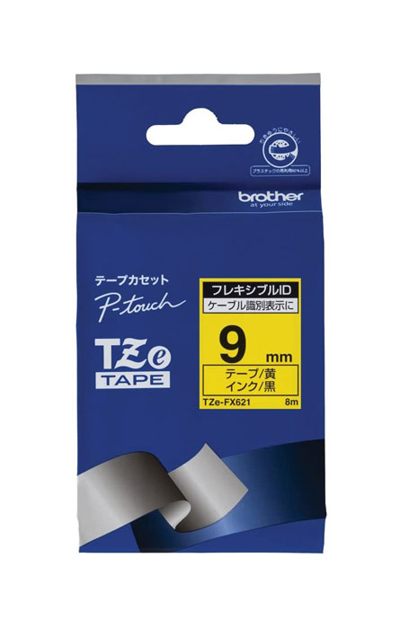 (まとめ) ブラザー ピータッチ TZeテープ強粘着ラミネートテープ 9mm 白/黒文字 TZE-S221 1個 【×10セット】 送料無料 楽天市場】(黒文字 白テープ 9mm) ピータッチ用強粘着ラミネートテープ