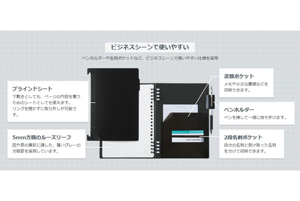 楽天市場 B5リングノート テフレーヌ ビズ B5タテ型 9855teb ブラック ホワイト 26穴 King Jim ファイル ビジネス モノトーン キングジム バインダー ルーズリーフ10枚 5mm方眼 付 高さ264 幅193 背幅14mm 最大収納枚数 30枚 べるえぽ