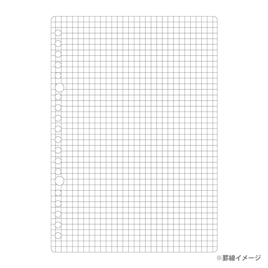 楽天市場 A5書きやすいルーズリーフパッド L1307p 穴 5mm方眼罫 マルマン Maruman 縦210 横148mm Losse Leaf Pad 5ミリ方眼 メール便対応可能 べるえぽ