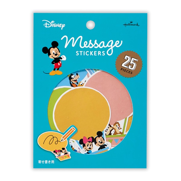 楽天市場 メッセージステッカー Message Sticers Disney ディズニーミッキー 寄せ書き用 べるえぽ