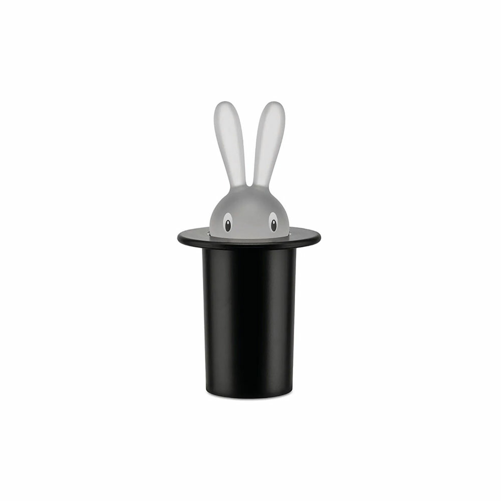 アレッシィ　MAGIC BUNNY　つまようじケース　ブラック　ASG16 B｜ベルセーブ