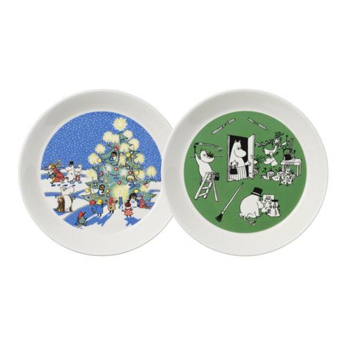 アラビア　ムーミン　コレクターズ プレートセット　『ドローイング＆クリスマス』｜ベルセーブ