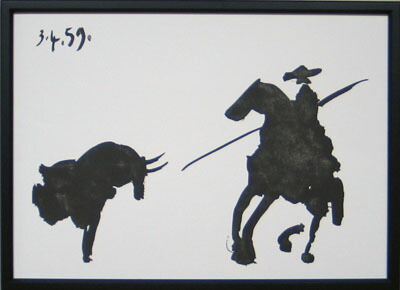 楽天市場】【パブロ・ピカソ アルミ額装ポスター】戦争と平和(520×720