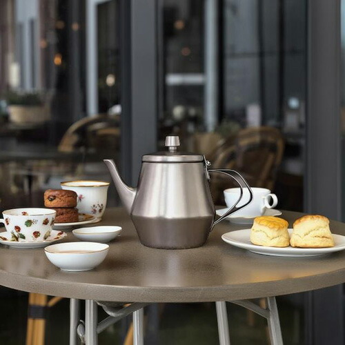 楽天市場】仔犬印 エルム ティーポット 900cc 5人用 （ガス火対応