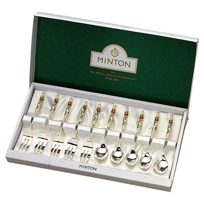 楽天市場】MINTON ミントン ハドンホール ティースプーン 銀仕様 5本