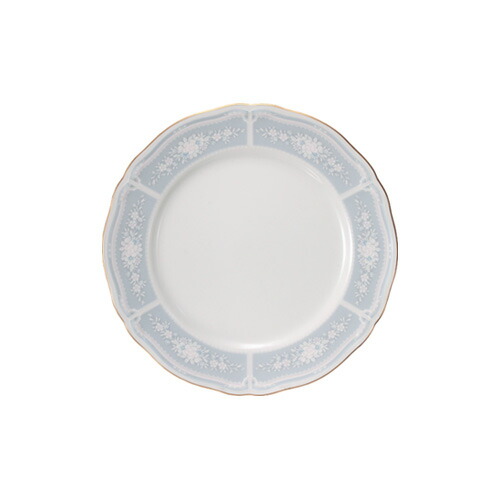 楽天市場】ノリタケ レースウッドゴールド 18cmプレート ブルー
