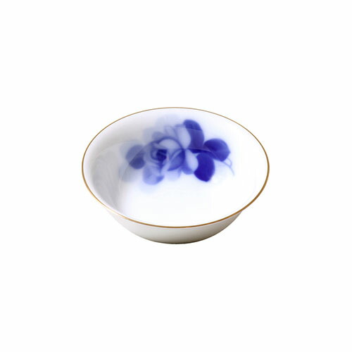 大倉陶園　ブルーローズ　15cm ポリッジボウル　44F/8211