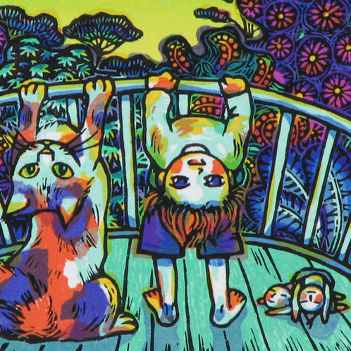 楽天市場】風鈴丸 額付き木版画 サンクチュアリ 2002年 : ベルセーブ