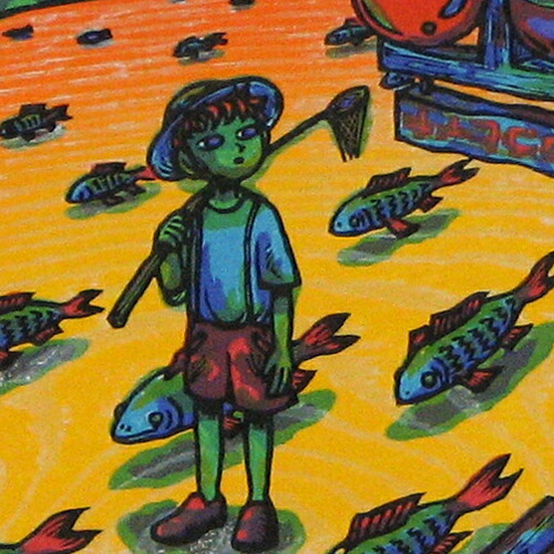 風鈴丸　うたたね森 楽天市場】風鈴丸 額付き木版画 うたたね森 2000年 : ベルセーブ