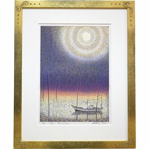 楽天市場】牧野宗則 額付き木版画 『清明』 2001年 : ベルセーブ