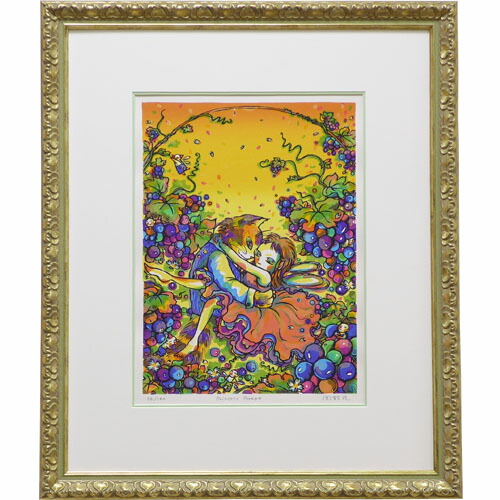 楽天市場】風鈴丸 額付き木版画 オーロラ夜話 1999年 : ベルセーブ