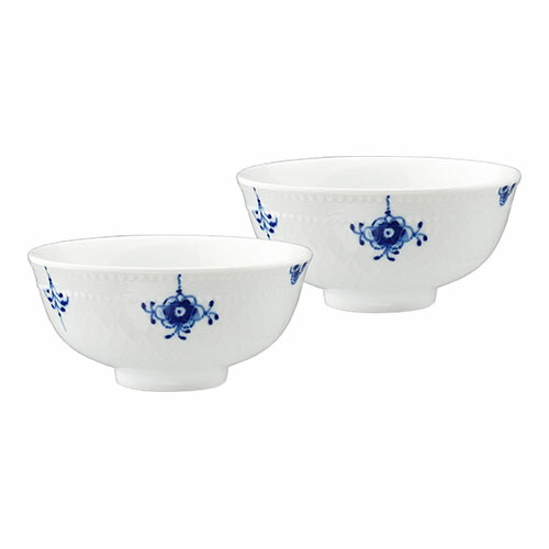 ロイヤルコペンハーゲン　ブルーパルメッテ オーバルボウル ペア 15cm ブルーパルメッテ オーバルボウル ペア 15cm|ロイヤル