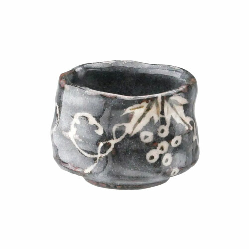 楽天市場】美濃焼 玉山窯 織部葡萄 ぐい呑み : ベルセーブ