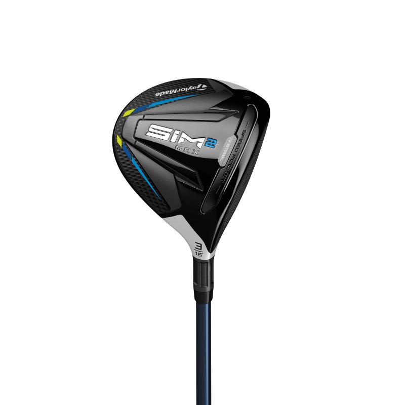 TAYLORMADE(仕立て屋お手伝いさん)SIM2MAX(シムツーマックス)フェアウェイウッド【商品目録完全無欠立て坑作り付ける青写真】TENSEIBLUETM50カーボンシャフトメンズゴルフクラブ左屋根裏部屋角:18度W#5フレックス:R