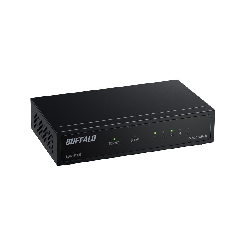 楽天市場】バッファロー 8ポート Giga対応 スイッチングハブ LANハブ