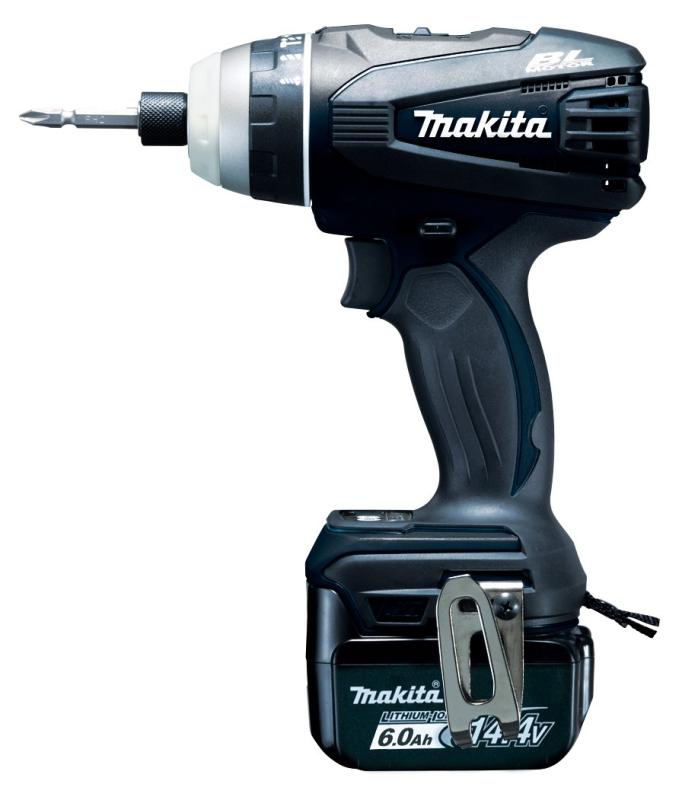 マキタ 4モード・インパクトドライバTP131(14.4V)黒 トルク145Nm 6Ahバッテリ2本・充電器付 TP131DRGXB