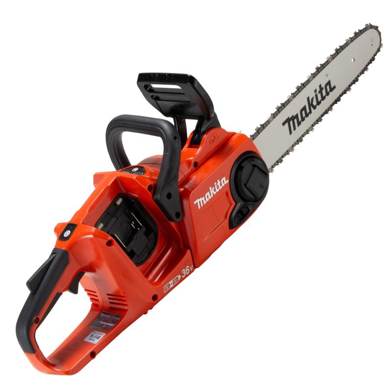 マキタ 充電式チェンソー ガイドバー350mm 赤 18Ｖ+18V バッテリ充電器別売 MUC353DZFR