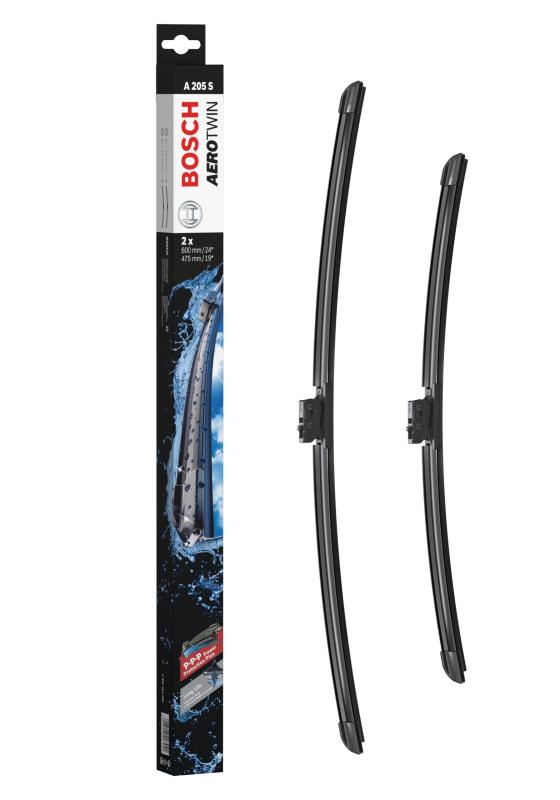 BOSCH(ボッシュ) 輸入車用 フラットワイパーブレード エアロツイン 車種専用セット 600/475mm A205S